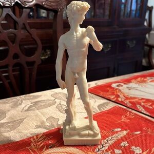 Vintage sculpture of Michelangelo David